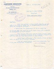 1931   COMPAGNIE MEDOCAINE A PARIS - M. CROIZET A SAINT MEME COGNAC