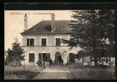Cpa contres gendarmerie - gendarmerie,