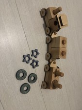 Jouet Bois Massif  Petit Train