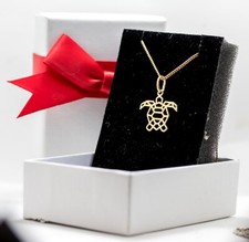 Pendentif en plaqué Or tortue