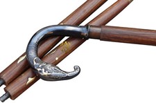 Canne En Bois Vintage Avec