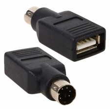 Adaptateur USB Femelle PS2 Mâle Souris Clavier Câble Convertisseur Ps/2 M F PC