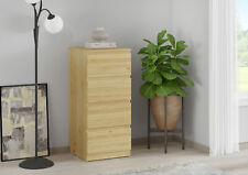 Commode étroite en bois de