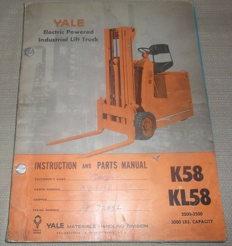 Yale k58 kl58 pièces - pièces, de