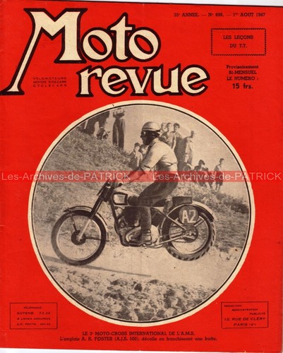Moto revue 898 vélomoteur - moto,