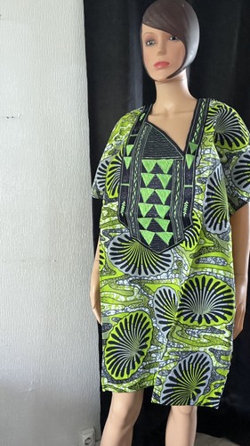 Robe wax brodé - robe,