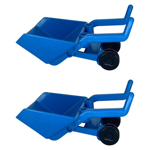 Playmobil brouettes bleues - 2,