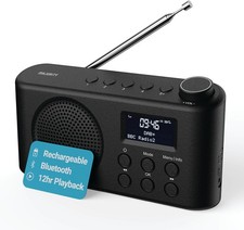 Radio DAB+, BT, prise casque, chargement USB-C, réveil, Majority Orwell, COMM...