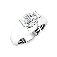 Bague alliance homme diamant