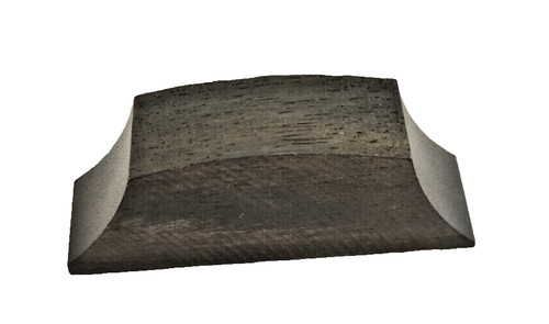 Meazzi ebony cello nut - nut, shaped