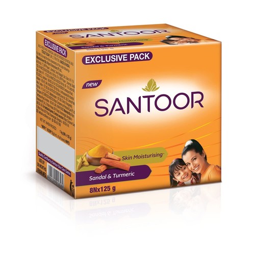Santoor sandal curcuma savon - santoor,