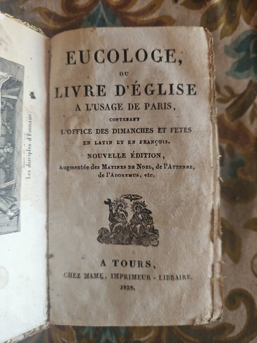 Eucologue livre église - ou,