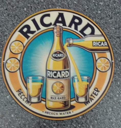 Plaque décorative ricard - décorative, en