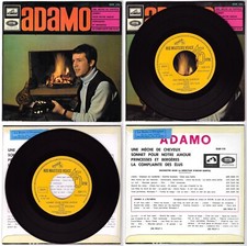 ADAMO - 45t EP Belg. UNE MÈCHE DE CHEVEUX - HIS MASTER’S VOICE EGR 173 BIEM 1966