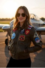 Femmes Marron Top Gun Tom