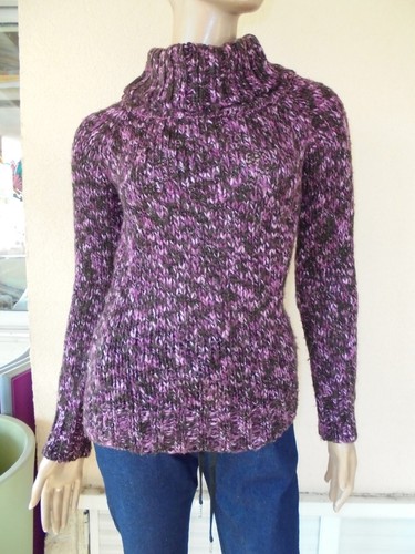 Pull tweed rose - pull,