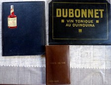LOT Porte menu carte Dubonnet Quinquina Champagne Morlant  CARTE VINS