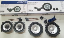 Kit 6 Haut-Parleurs Alpine + Câbles Pour Peugeot 307 Avant Et Arrière 2001...