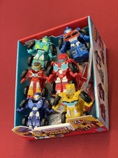 Collection Complète 6 Figurines TRANSFORMERS Rescue Bots Academy + Présentoir