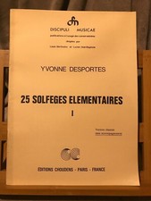 Yvonne Desportes 25 solfèges