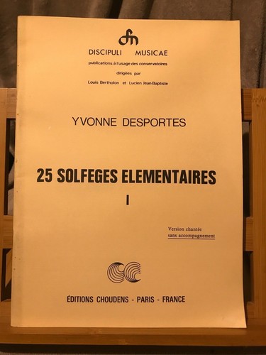 Yvonne desportes solfèges - desportes, 25