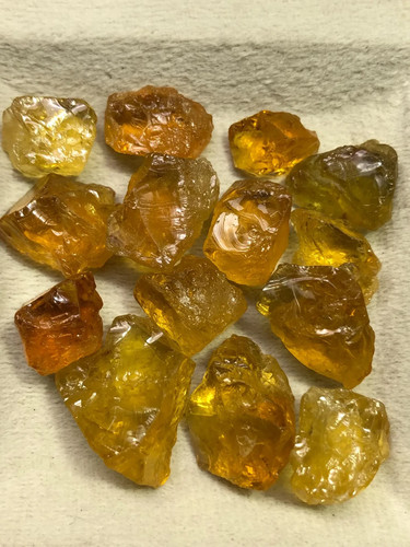 Naturel citrine brute pierre - brute,
