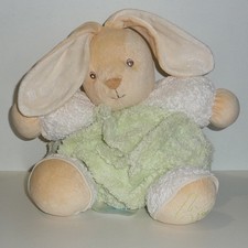 Doudou Lapin Kaloo - Collection Plume vert