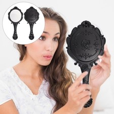  2 Pcs Miroir De Courtoisie Portatif À Main Accessoire Maquillage