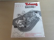 330O Tri-Ang Scalextric France Feuille Recto Verso Slot Car Course Circuit 1962