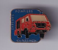 RARE PINS PIN'S .. POMPIER FIRE CAMION TRUCK BRIMONT BRUTT GUNSBACH 68 ~FI