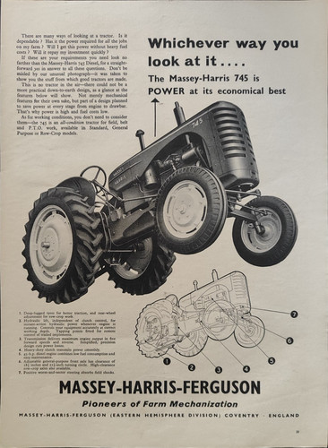 Massey harris ferguson 745 - ferguson,