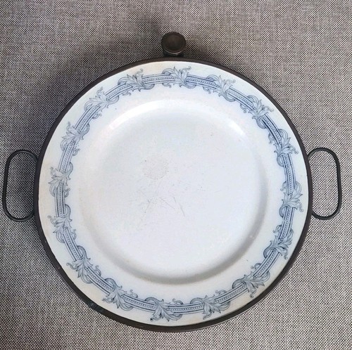 Ancienne assiette chauffante - ancienne,