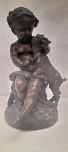 Bronze ancien signé - lebroc, j