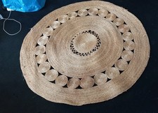 Tapis rond en jute, Ø 120 cm