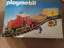 Playmobil  locomotive rouge