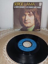 Serge LAMA Vinyle 45T 7" LE GIBIER MANQUE ET LES FEMMES SONT RARES -D...L'ESPACE
