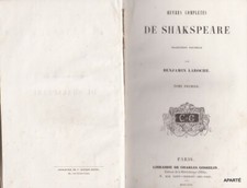 SHAKESPEARE oeuvres complètes