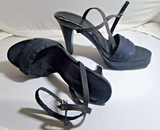 CHRISTIAN DIOR escarpins  noirs 37,5/38-chaussures talons 8 CM-vintage années 70