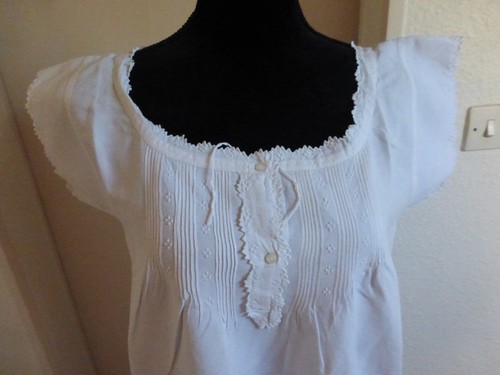 Chemise nuit ancienne lin - nuit,