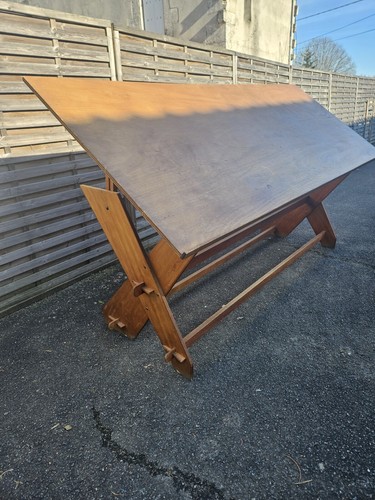 Table architecte vintage - architecte,