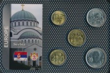 Coins serbie Fleur de coin Séries de monnaies à partir de 2005 1 Dinar (10678581