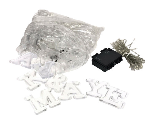 Lettres plastique led - lettres,