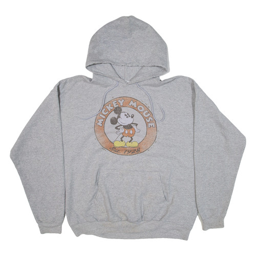 Hoodie gris femme - mickey, mouse