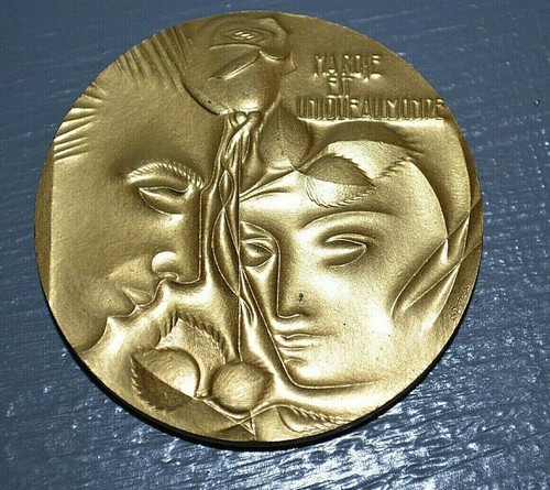 Médaille mariage bronze c - médaille,
