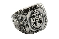 États-unis US Silencieux Chasseur à Armoiries 925 Argent Militaire / 251