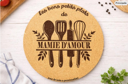 Dessous plat liège - dessous, de