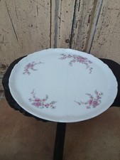 Plat De Service Tarte Porcelaine THARAUD LIMOGES ROMANCE