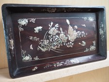 Plateau Bois Nacre Chinois