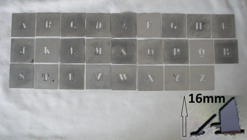 Complet alphabet 16mm - alphabet,