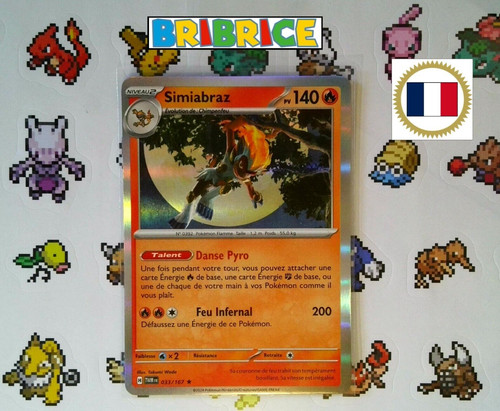 Carte pokemon simiabraz - pokemon,
